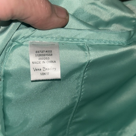 Vera Bradley Lighten Up Green Essential Backpack Pueblo Lighten Up Aztec School - Picture 15 of 15